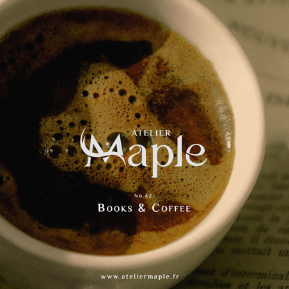 Bougie BOOKS & COFFEE - Café grillé, Cardamome